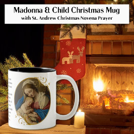 Taza Bicolor Navidades de San Andrés Novena Virgen María Jesús