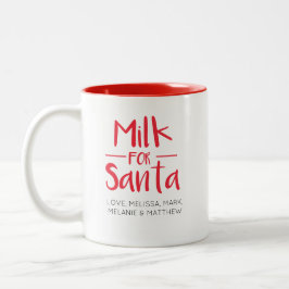Taza Bicolor Navidades de Santa Claus