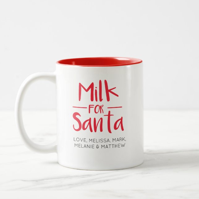 Taza Bicolor Navidades de Santa Claus (Izquierda)