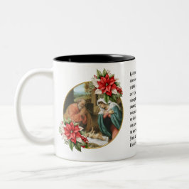 Taza Bicolor Navidades de St. Andrew adentraron a la sagrada fa