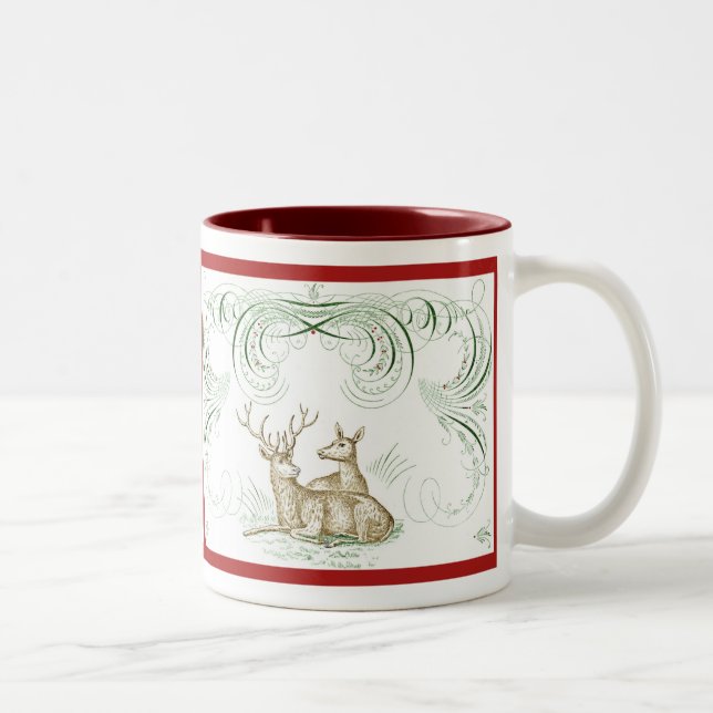 Taza Bicolor Navidades Deer (Derecha)