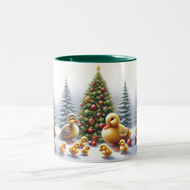 Taza Bicolor Navidades Duckling (Centro)
