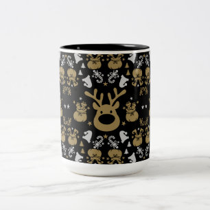 Taza Bicolor Navidades Elf Wrapping