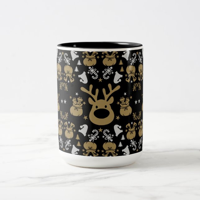 Taza Bicolor Navidades Elf Wrapping (Centro)