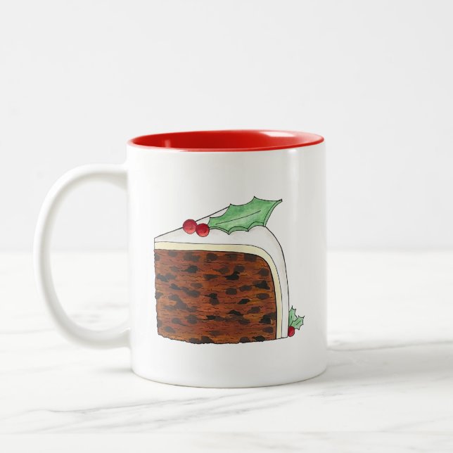 Taza Bicolor Navidades felices Gran Bretaña Festividad de Paste (Izquierda)