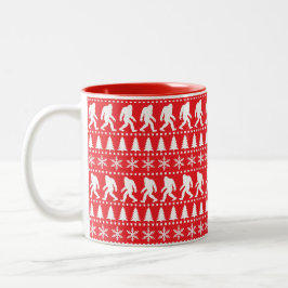 Taza Bicolor Navidades Festividad de Creer a Pie Grande