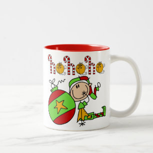 Taza Bicolor Navidades festivos coloridos