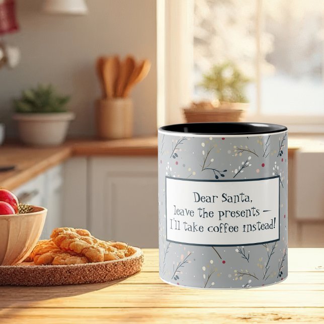 Taza Bicolor Navidades festivos divertidos (Subido por el creador)