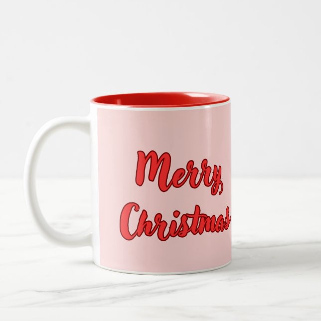 Taza Bicolor Navidades festivos Mug (Izquierda)