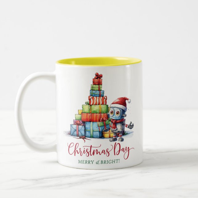 Taza Bicolor Navidades Gift Mug (Izquierda)