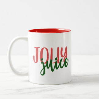 Taza Bicolor Navidades graciosos de jugo jolly