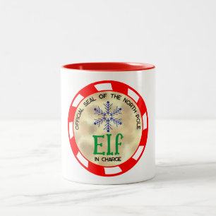 Taza Bicolor Navidades graciosos y educados