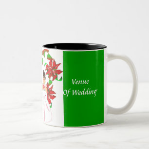 Taza Bicolor Navidades/Green Wedding Shower Mug