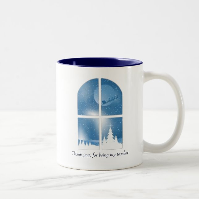 Taza Bicolor Navidades/Invernal Mug (Derecha)