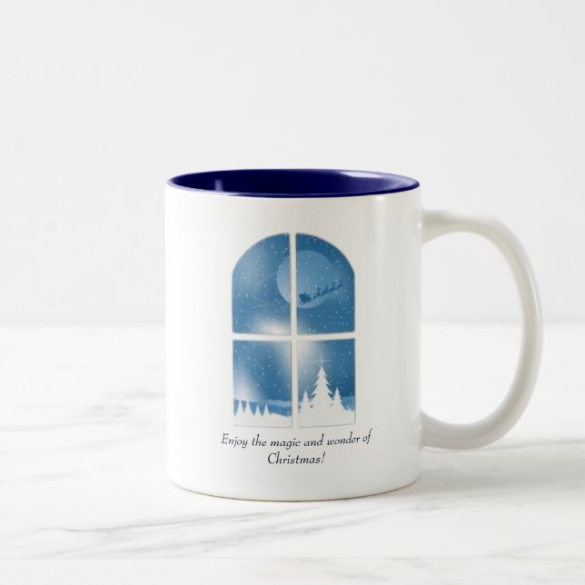 Taza Bicolor Navidades/Invernal Mug (Derecha)