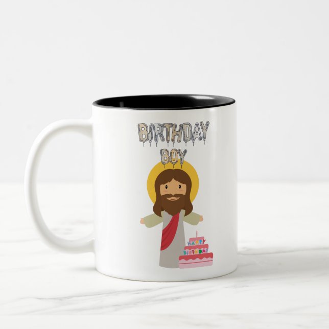 Taza Bicolor navidades jesus (Izquierda)