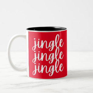 Taza Bicolor navidades jingle jingle