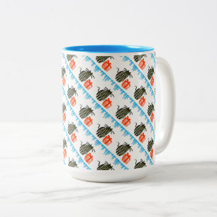 Taza Bicolor Navidades Kittens