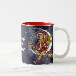 Taza Bicolor Navidades La magia empieza con los Navidades del D