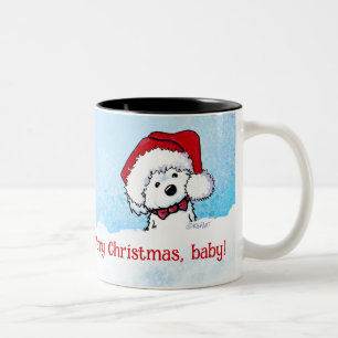 Taza Bicolor Navidades malteses de KiniArt