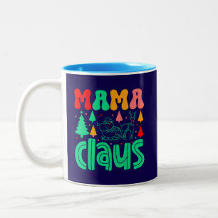 Taza Bicolor Navidades Mama Claus Design-60097