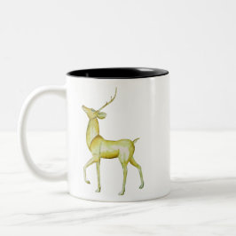 Taza Bicolor Navidades Minimalistas modernos festejan reno