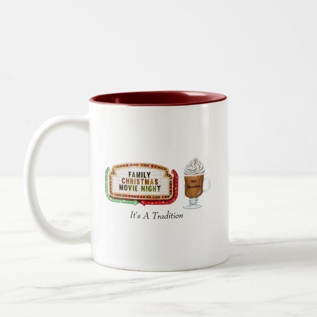 Taza Bicolor Navidades Mug (Izquierda)