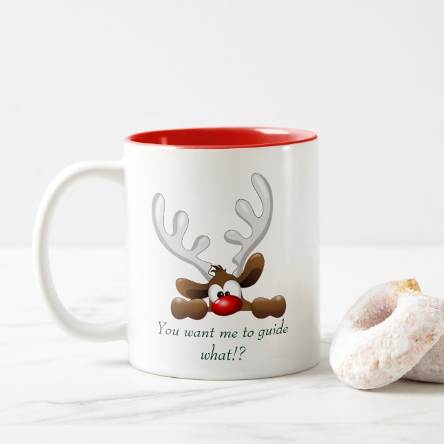 Taza Bicolor Navidades Mug (Con donut)