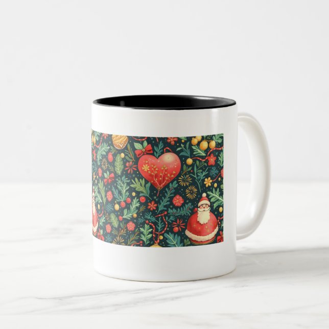Taza Bicolor Navidades mug (Anverso derecho)
