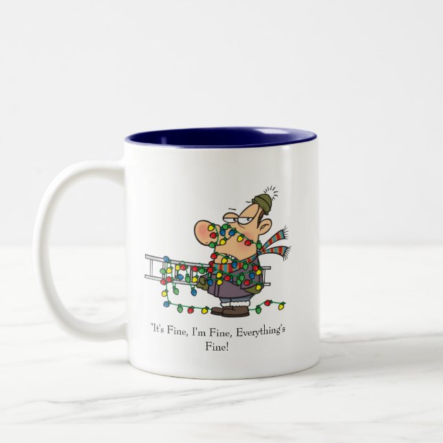 Taza Bicolor Navidades Mug (Izquierda)