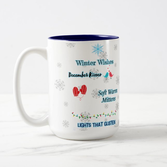 Taza Bicolor Navidades Mug (Izquierda)