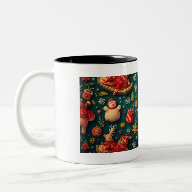 Taza Bicolor Navidades mugs (Izquierda)