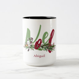 Taza Bicolor Navidades Noel Personalizado