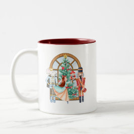 Taza Bicolor Navidades Nutcracker Ballerina Mouse King
