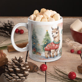 Taza Bicolor Navidades personalizados de Cute Lama