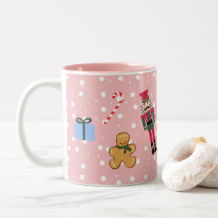 Taza Bicolor Navidades pesimistas de arte pintan música