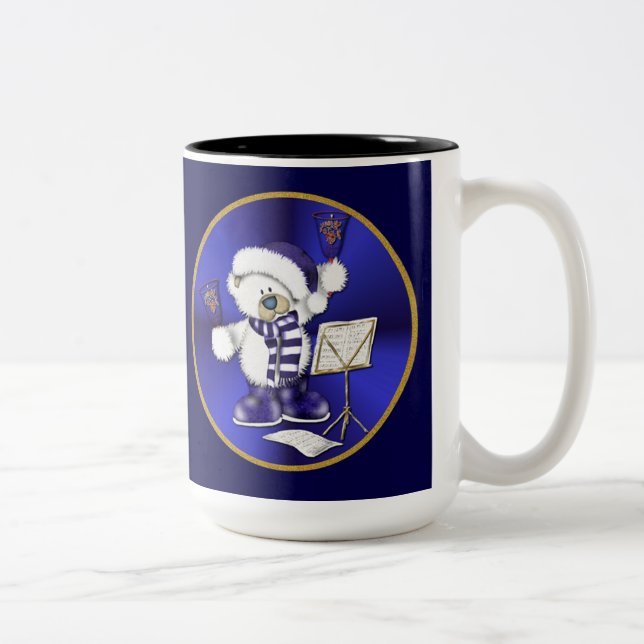 Taza Bicolor Navidades portan barro de vacaciones (Derecha)