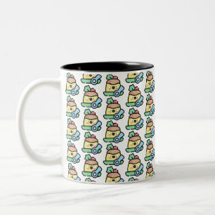 Taza Bicolor navidades pudding