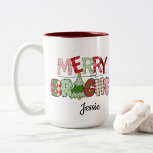 Taza Bicolor Navidades rojos moros y brillantes
