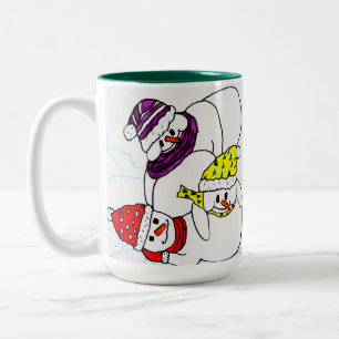 TAZA BICOLOR NAVIDADES SONRIENDO EN JUEGO