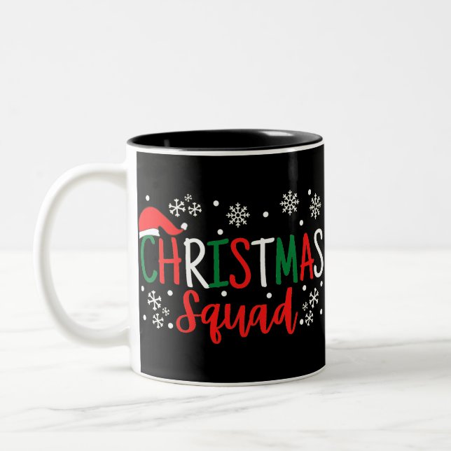 TAZA BICOLOR NAVIDADES SQUAD (Izquierda)