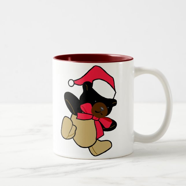 Taza Bicolor Navidades Teddy Bear Mug (Derecha)