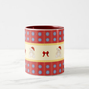Taza Bicolor Navidades Teddy Mug
