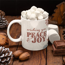 Taza Bicolor Navidades Tema Personalizado Branded Coffee Mug