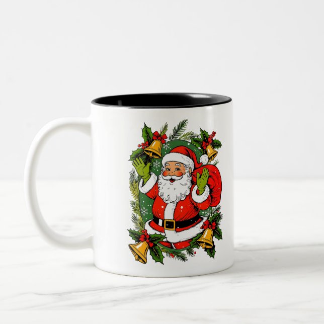 Taza Bicolor Navidades tradicionales de la época festiva (Izquierda)