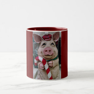 TAZA BICOLOR "NAVIDADES ULTIMOS PIGGY" MUG