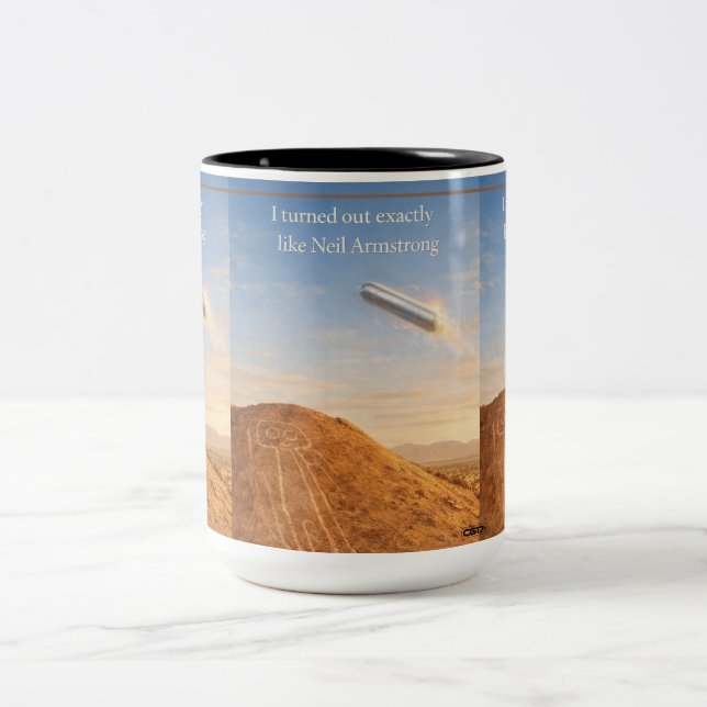 Taza Bicolor Nazca The astronaut (Centro)