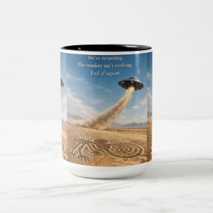 Taza Bicolor Nazca The monkey