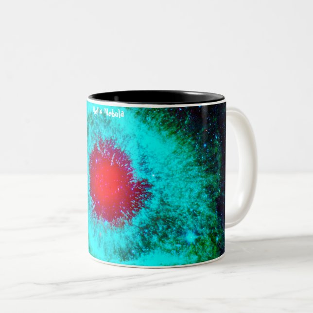 Taza Bicolor Nebulosa Hélice (Anverso derecho)