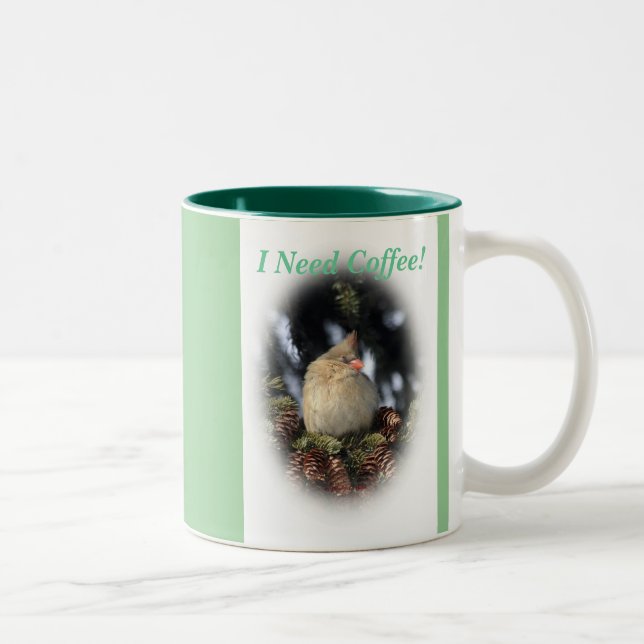 Taza Bicolor ¡Necesito el café! (Derecha)